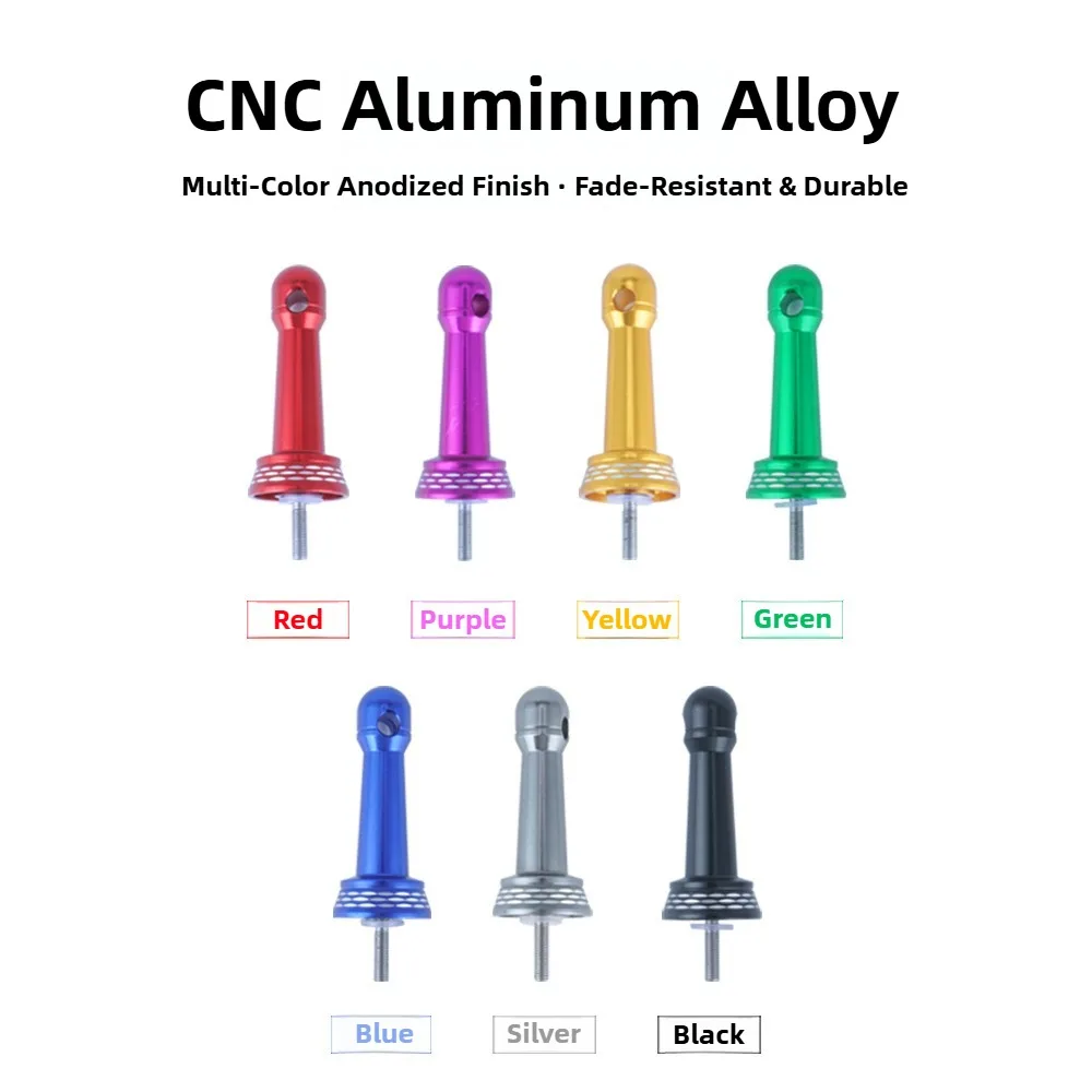 Huidiao-soporte de carrete de pesca ligero, barra estabilizadora de Metal, barra de equilibrio colorida para mango atornillable y enchufable de la serie 500-7000 - imagen 3