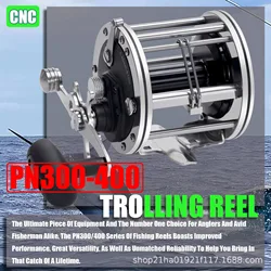 Topline N300/400 Carrete convencional ultraligero para jigging salino