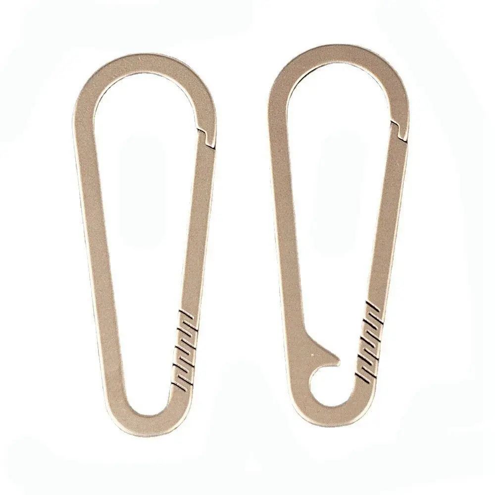 LLavero de aleación de titanio Real para hombre, colgante de hebilla de cintura superligero, multiestilos, alta calidad, regalo de creatividad masculina - imagen 4