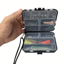 Caja organizadora señuelos pesca – Estuche porta anzuelos deportivo