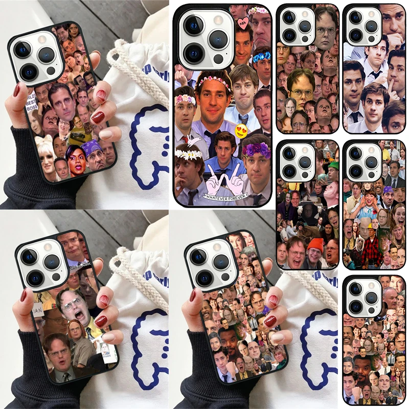 Funda The Office Collage para iPhone 12‑16 Plus X/XS/XR 11 Pro Max