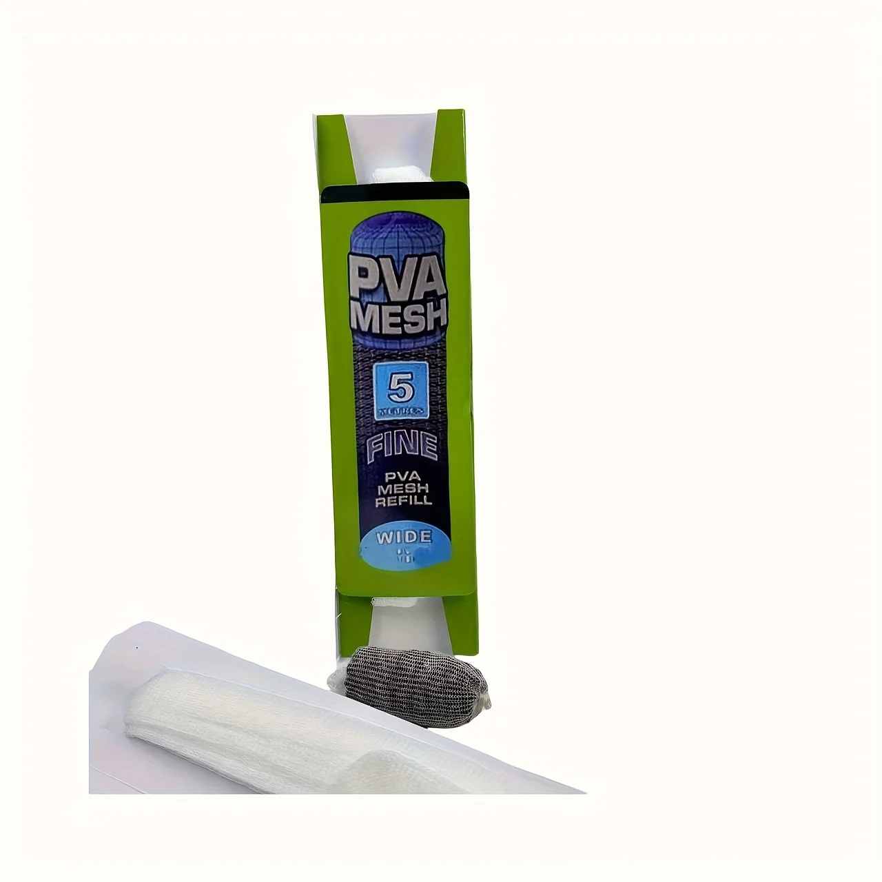 Recambio de malla PVA Soluble de 5M, alimentador de pesca de carpa, Señuelos de Pesca, aparejo de repuesto, gancho, bolsas para envolver cebo, 25mm, 37mm, accesorio de pesca - imagen 2