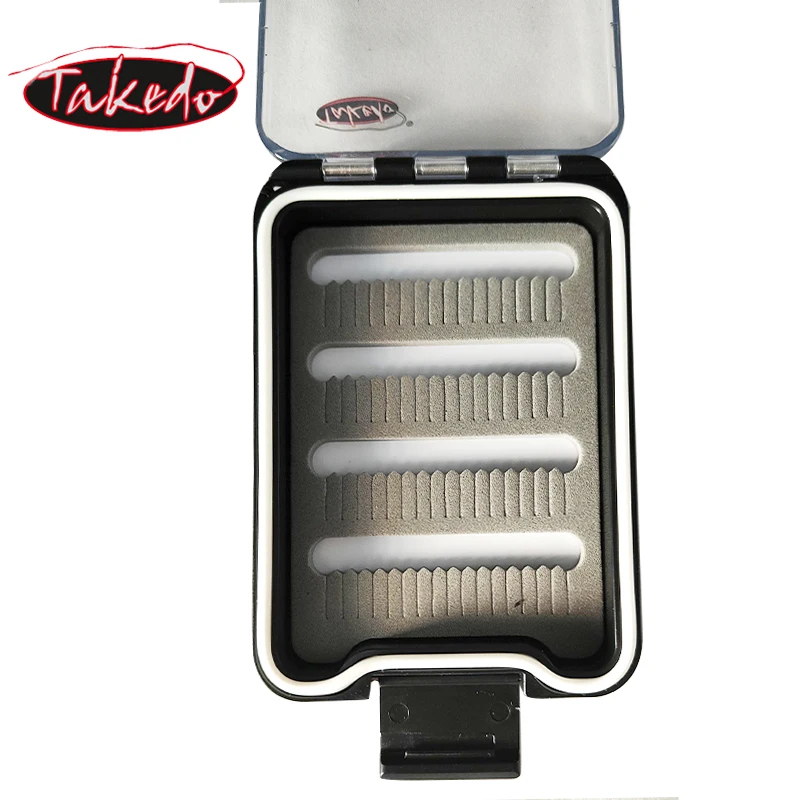 TAKEDO LF04 Portable Waterproof Fly Fishing Box Case 104*72*22 Storage Box Fish Hook Fly Fishing Lure All For Fishing - imagen 5