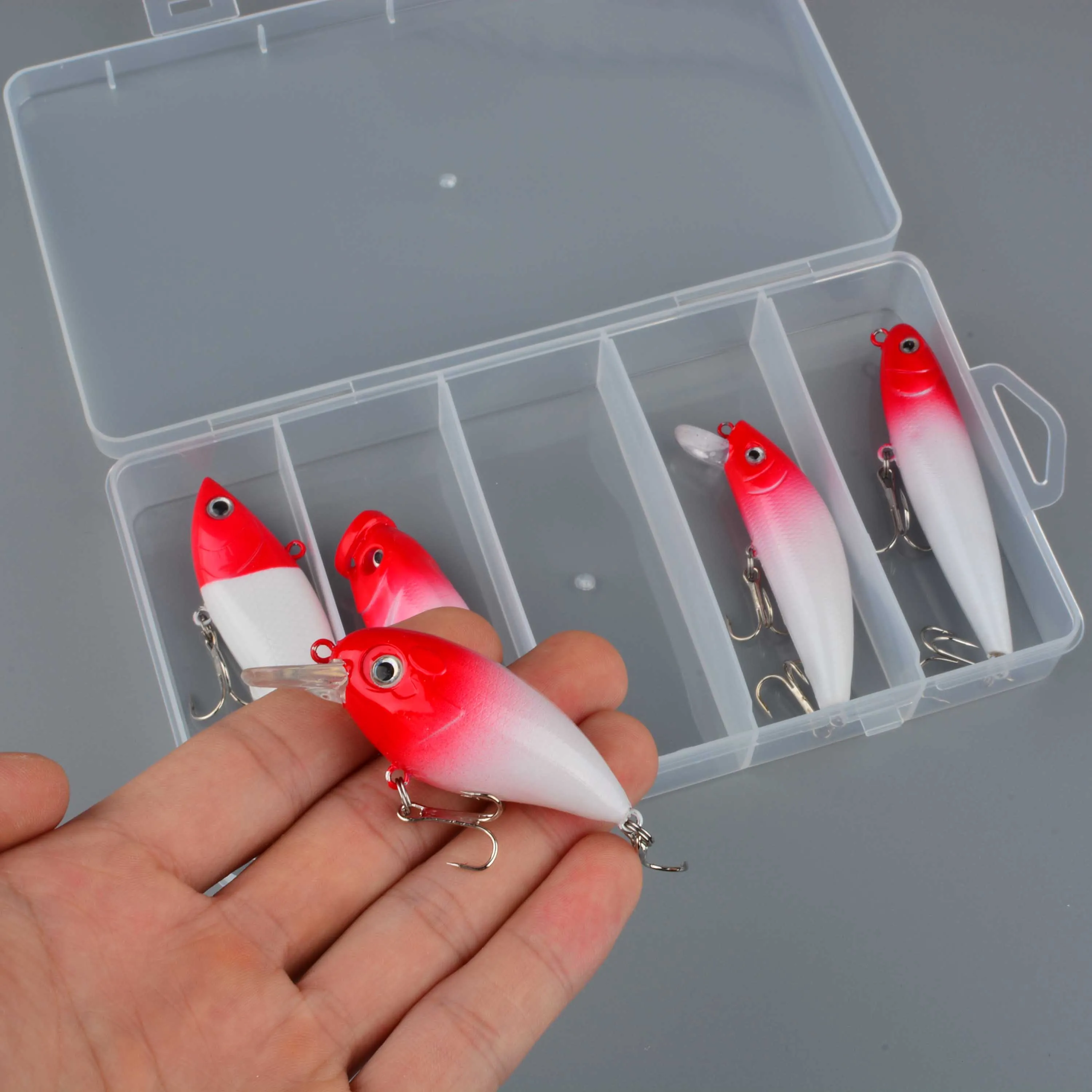 Señuelos Vib de ratán para pesca en hielo: hundimiento giratorio - imagen 5