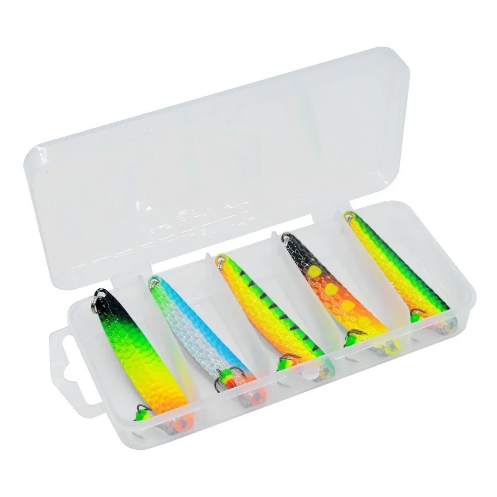 Señuelo cuchara hielo metálico 10g para pesca - imagen 5