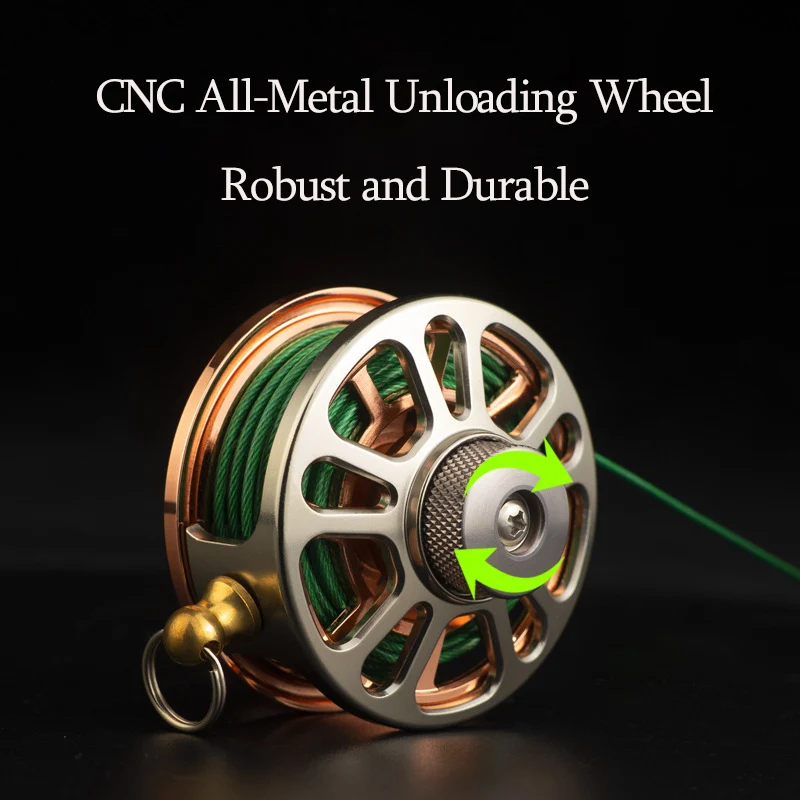 MNFT-candado de pesca de acero inoxidable, hebilla de pesca con carrete y flotador, muy alta calidad - imagen 5