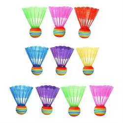 Volantes de bádminton multicolor - Juego de 4 piezas para exterior