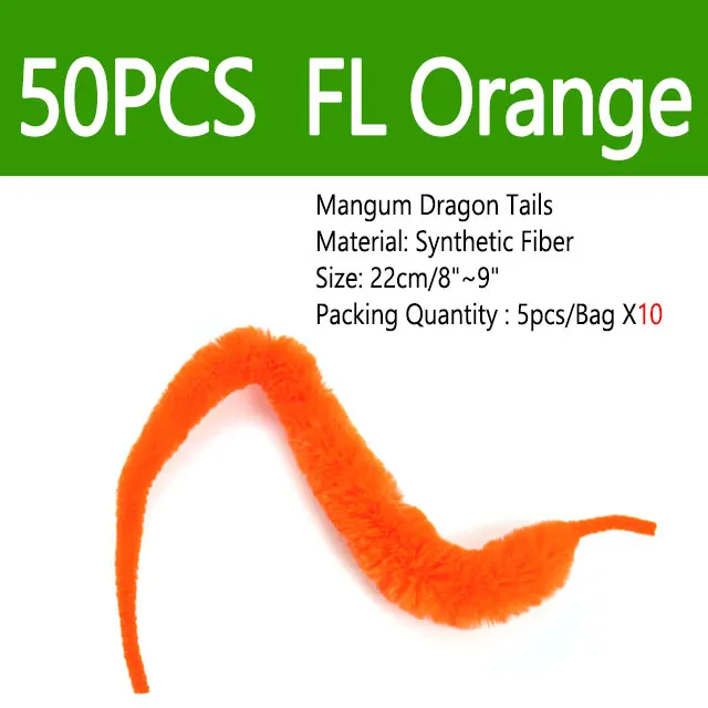 22CM 50pcs FL Orange