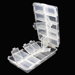 Caja de aparejos WEIHE mini roja transparente