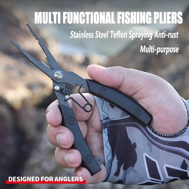 Alicates de pesca multifunción inoxidable – Abre anillas y corta hilos - imagen 2