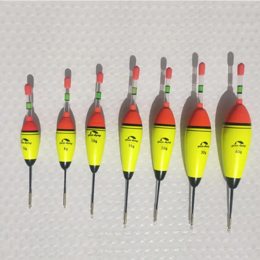 Flotador de pesca luminoso largo EVA, iluminación nocturna Vertical, accesorios de pesca Bobber, 8/10/20/30g, gran oferta - imagen 5