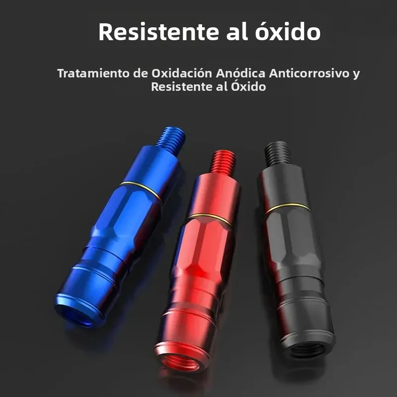 Adaptador de cabeza de red de aterrizaje para niños, conector de cabeza de red de instalación rápida antirotación, accesorios de pesca, interfaz Universal de 8mm - imagen 5