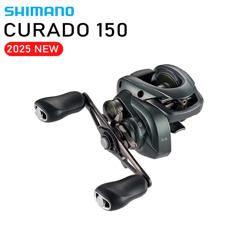 SHIMANO 2025 nuevo carrete de fundición CURADO 150MG/HG/XG 190g arrastre máximo 6kg engranaje de micromodo HAGANE MGL SPOOL III carrete de pesca