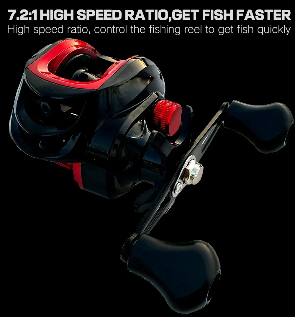 Experimente la emoción de la pesca rápida con nuestro carrete de relación de alta velocidad
