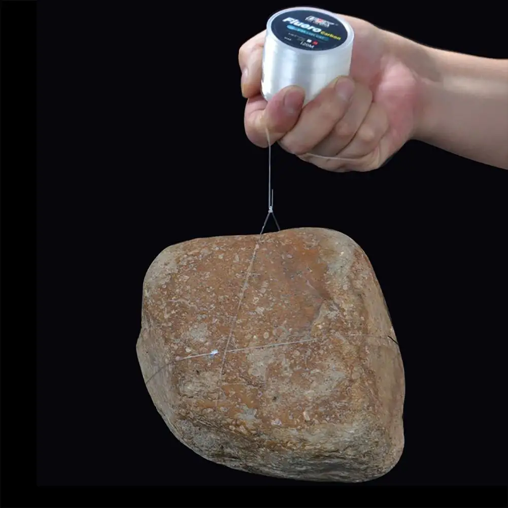 Sedal de pesca de fibra de carbono, 120m, 4,13-34.32lb, Multicolor, señuelo superfuerte resistente a la abrasión, accesorio de sedal, envío directo - imagen 3