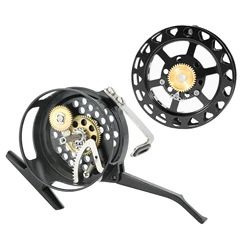 Carrete mosca automático aluminio bobina CNC grande – Pesca ninfa