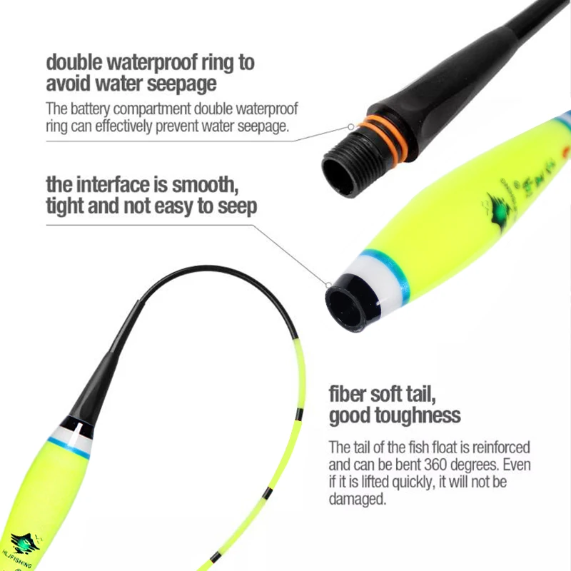 Experimente una pesca suave y duradera con nuestro anillo doble impermeable y la cola suave de fibra