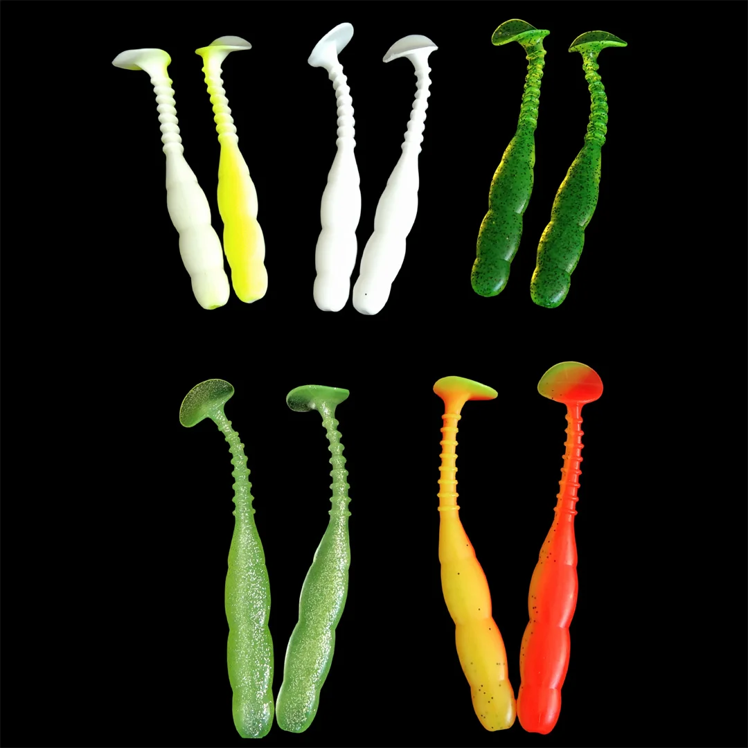 Noeby 24 Uds Swimbait 150mm 21g Ryan Shad Swimbait cebo Artificial suave Wobblers Jig Head Minnow Bass Pike perca señuelo de pesca - imagen 5