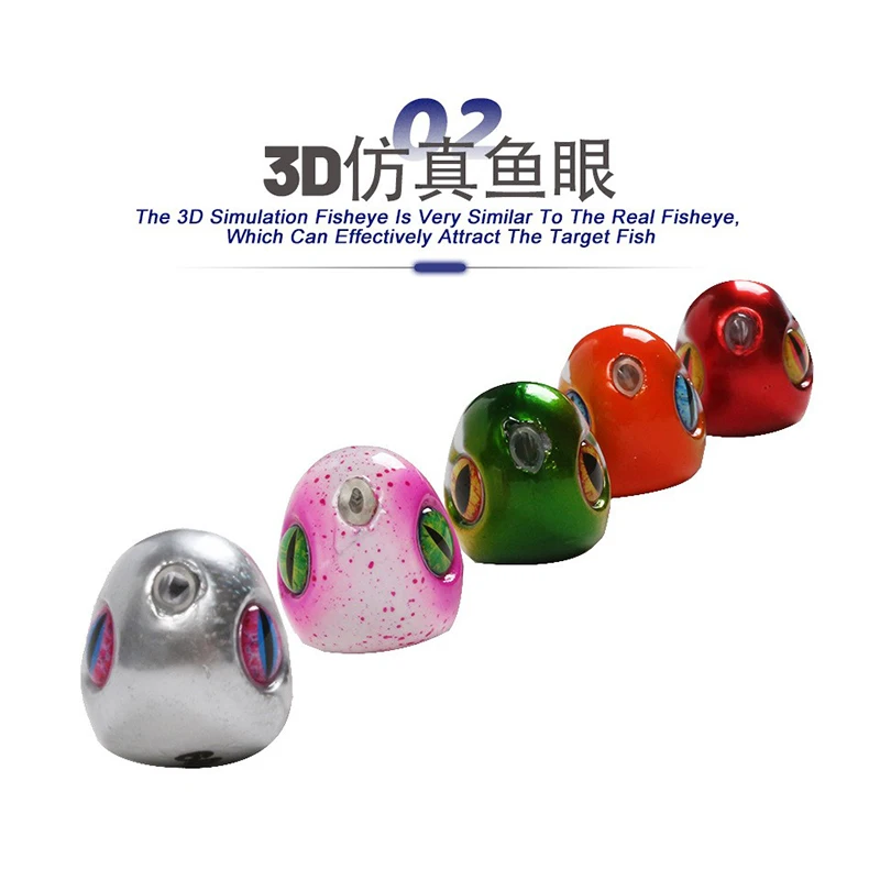 Barbudo viejo calamar lubina Cod barco pesca Placa de hierro anzuelo plomo pescado batido lento Squidhook Softbait inflamación Luna cebo falso - imagen 2