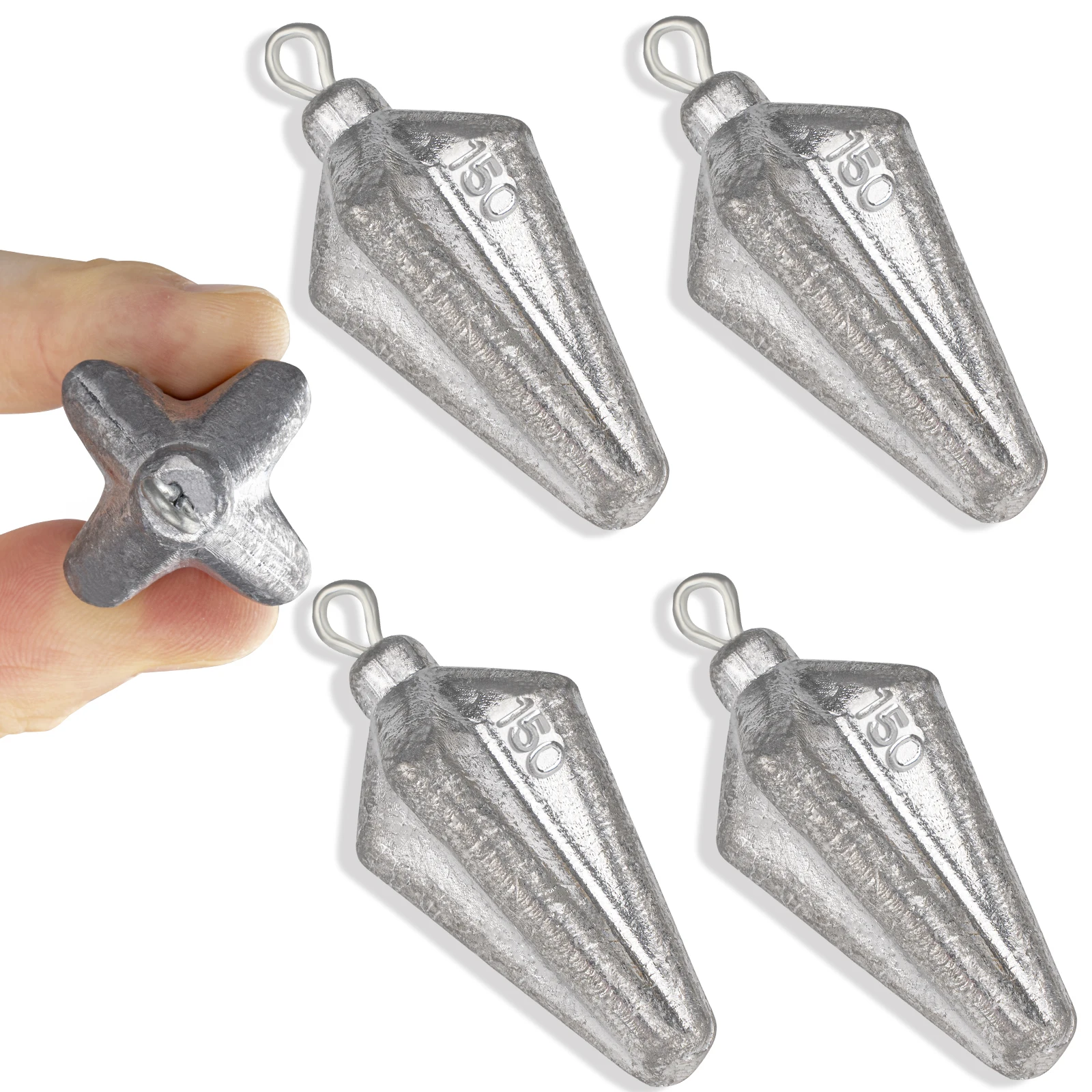 Plomos de pesca estrella THKFISH – Drop shot para mar y agua dulce