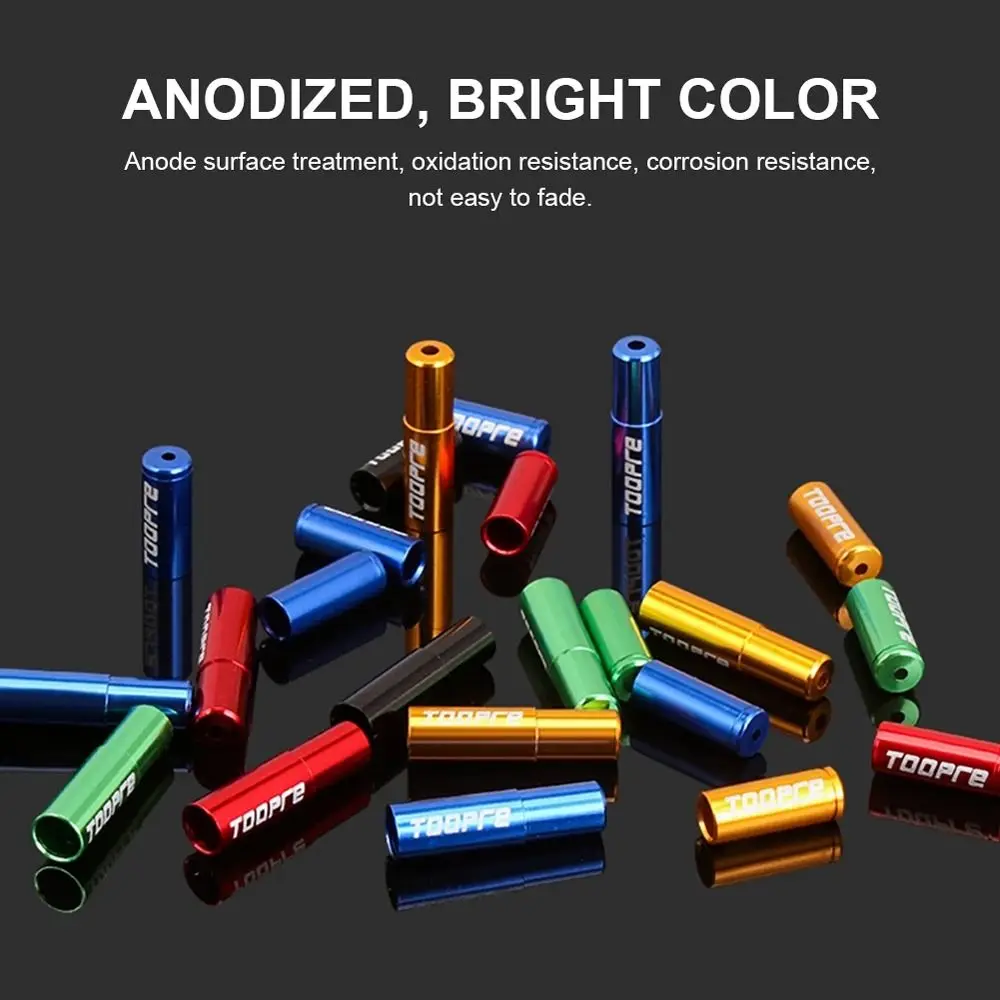 Tapón de Cable para bicicleta de montaña y carretera, accesorio de aleación de aluminio de 4mm y 5mm, 10 piezas - imagen 4