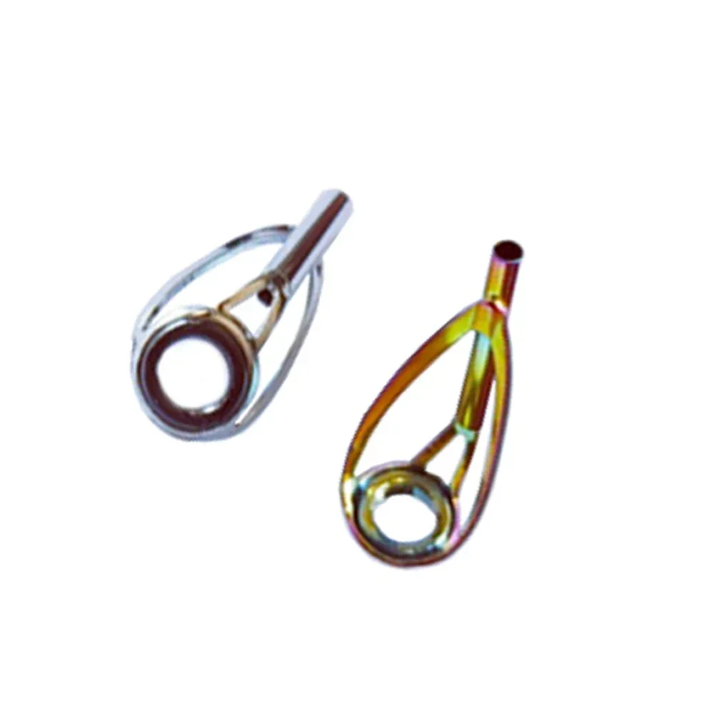 Anillo guía para caña superior de pescar, punta de línea de 1,2mm-3,0mm, anillos oculares DIY de acero inoxidable, Kit de reparación de postes, accesorios de repuesto - imagen 5