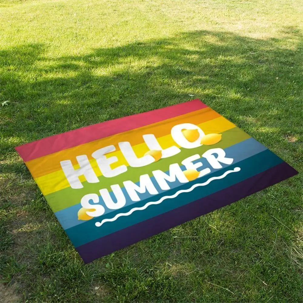 Estera de Camping de bolsillo ultrafina, Mini estera de Picnic portátil a prueba de humedad, manta de Picnic de bolsillo plegable ligera para viajes al aire libre - imagen 2