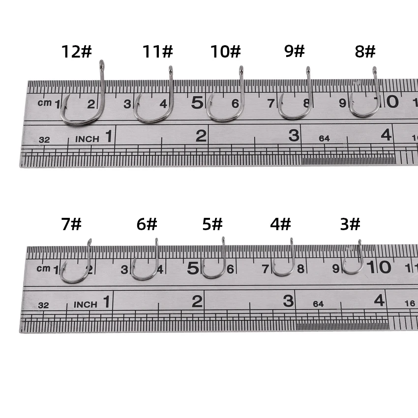 Juego de anzuelos de pesca Aorace, anzuelo de púas duradero afilado de acero rico en carbono, equipo de pesca en roca, accesorios de aparejos con caja - imagen 5