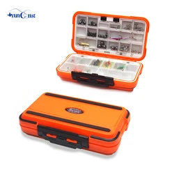 Caja almacenamiento para aparejos con rejilla y subcajas impermeables
