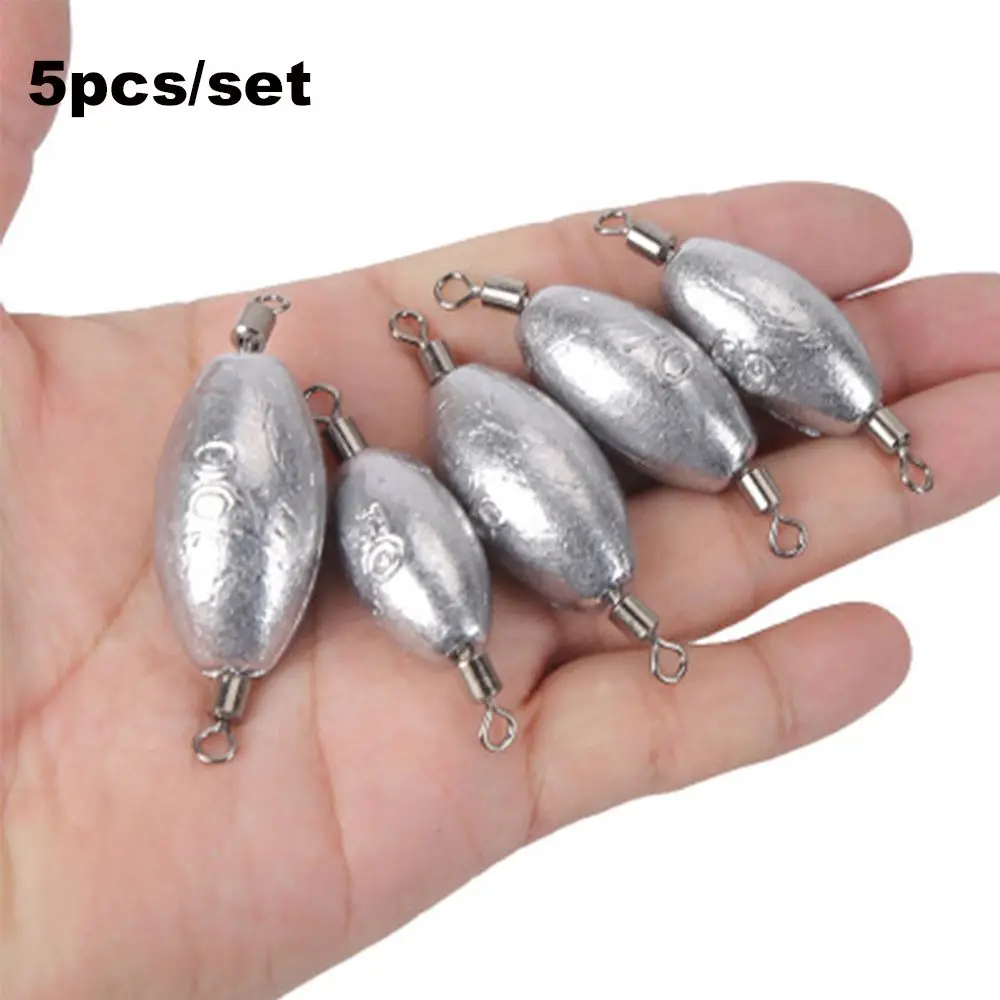 Plomos oliva drop shot – Peso adicional para línea de pesca - imagen 4