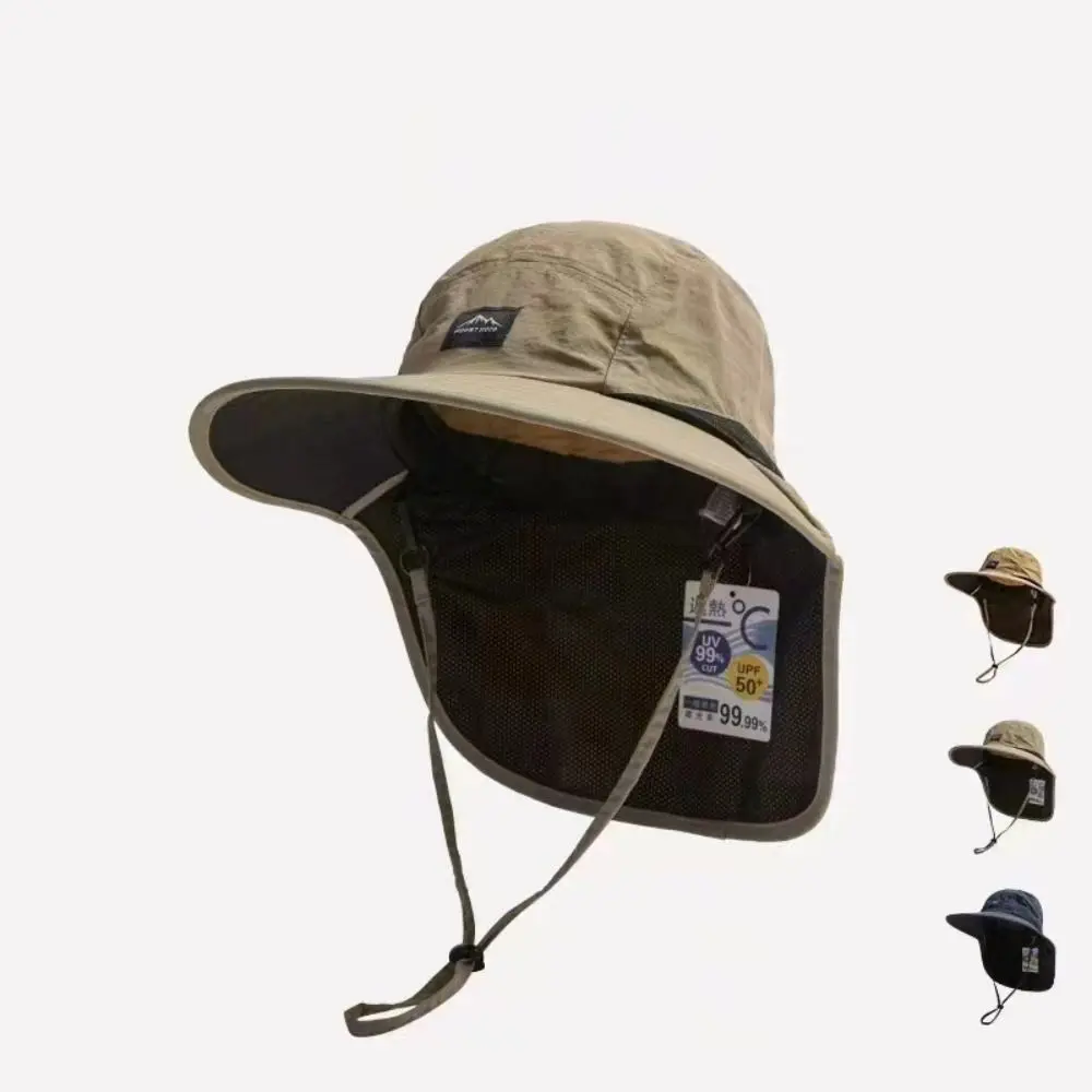 Nuevo sombrero de pescador, gorra con protección solar, gorra panamá de secado rápido, sombrero de sol de ala ancha - imagen 5