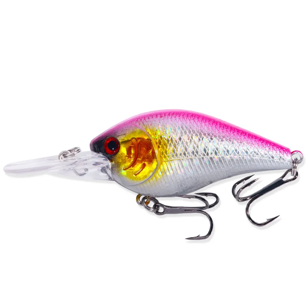 Señuelo de Pesca con manivela, 1 unidad, 12,5g, 8,8 cm, cebo Wobbler Minnow Isca, señuelos artificiales, Crankbait Leurre de Bass, Lucio, aparejos de Pesca - imagen 4