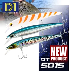 Señuelo artificial D1 – Wobbler hundible para lubina y trucha de mar
