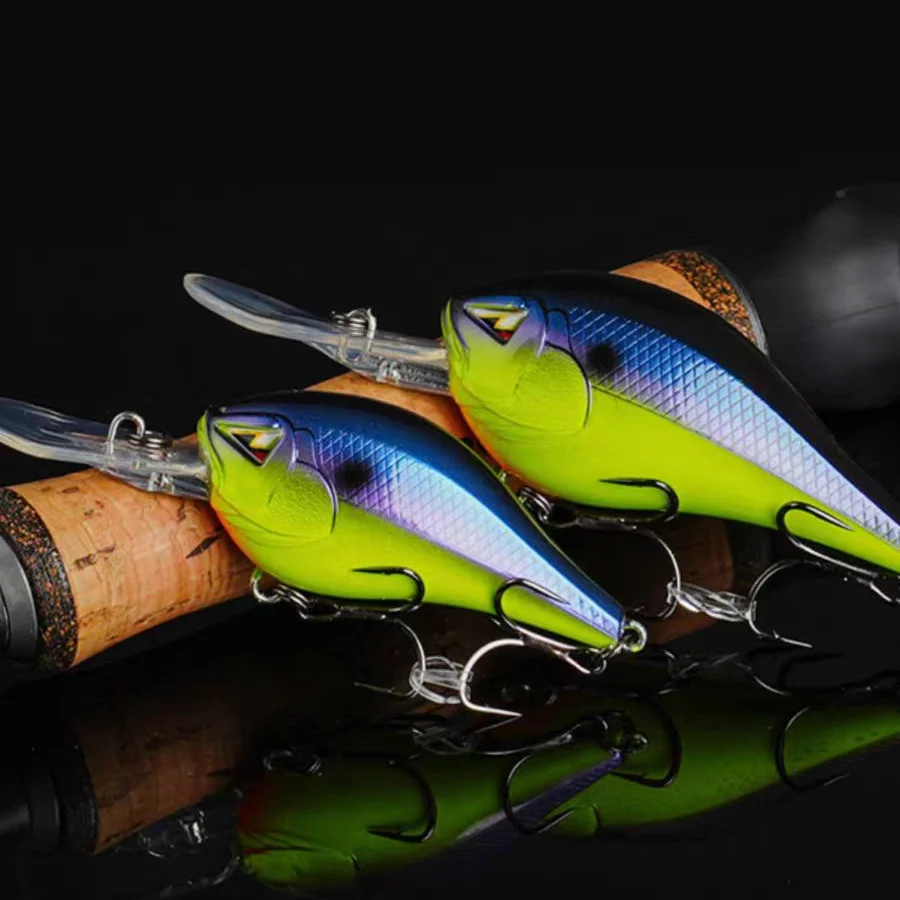 ARK CT8 Tabla de lengua de línea doblada CRANKBAIT de grasa poco profunda y ruido, cebo Lurea de tiro lejano, duro - imagen 3