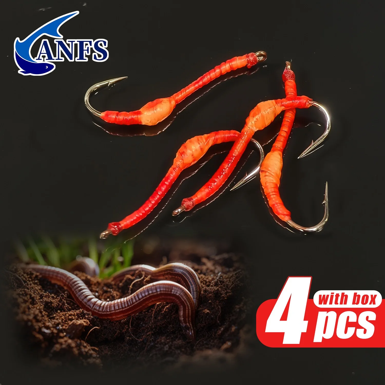 ANFS Moscas de pesca biónicas realistas – Cebo para pescador