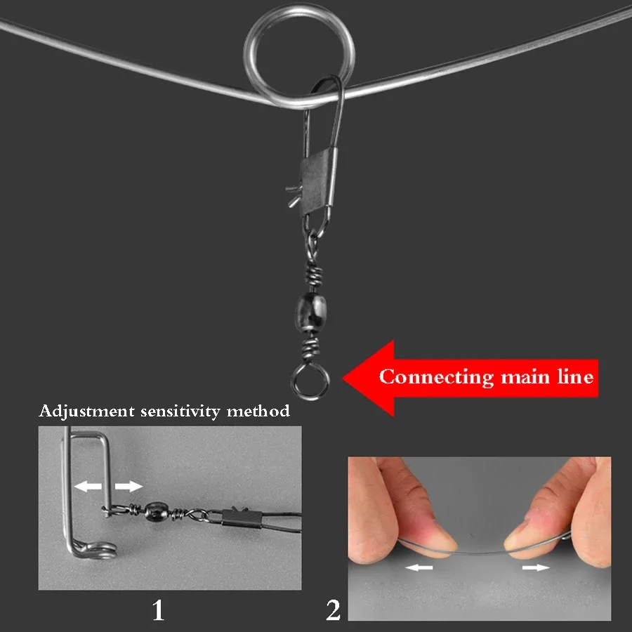 Anzuelo giratorio automático para carpa y pesca de fondo - imagen 5