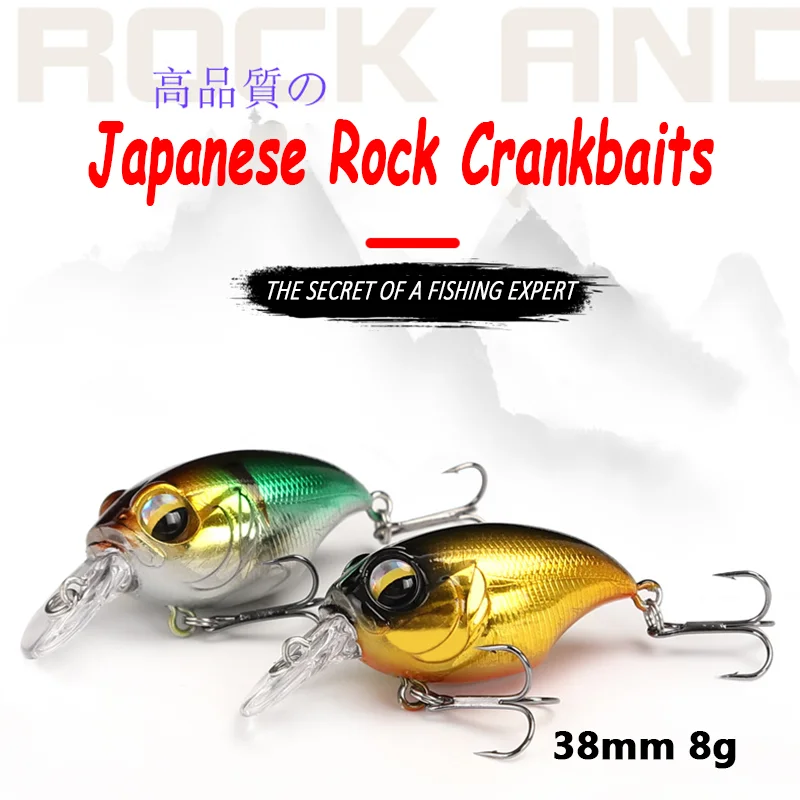Crankbait 38mm para Curricán – Señuelo duro para Lucio, Perca y Trucha