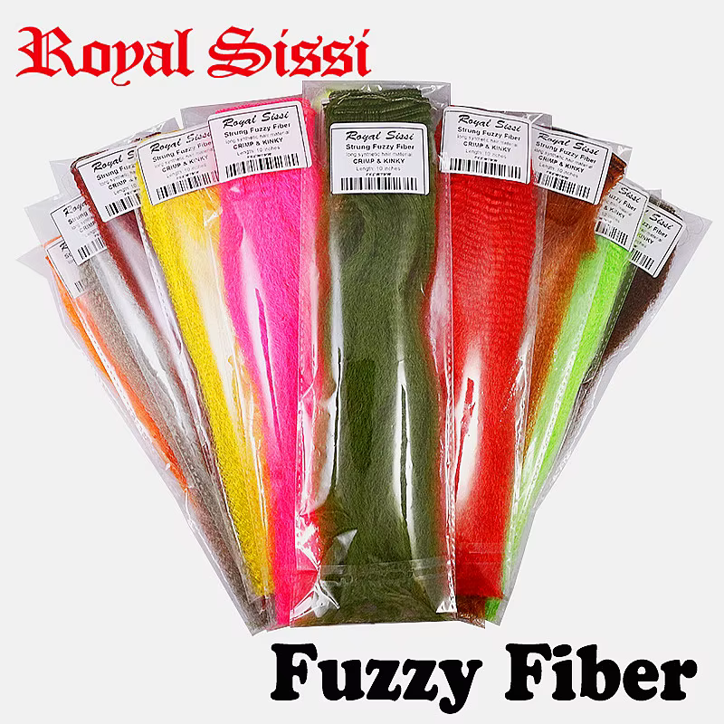 Fibras borrosas prensadas para atar moscas – Streamer de agua salada - imagen 2
