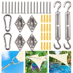 Herrajes de acero inox para toldo y carpa – Kit resistente camping