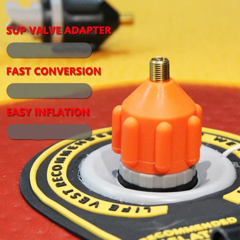 Adaptador de válvula de aire Universal para Kayak inflable, balsa, placa SUP, bomba de aire, compresor, conector de conversión para agua de navegación - imagen 5