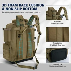 Mochila impermeable de pesca Goture – Gran capacidad doble hombro