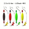 4PCS MIX 2.5in 6.4cm