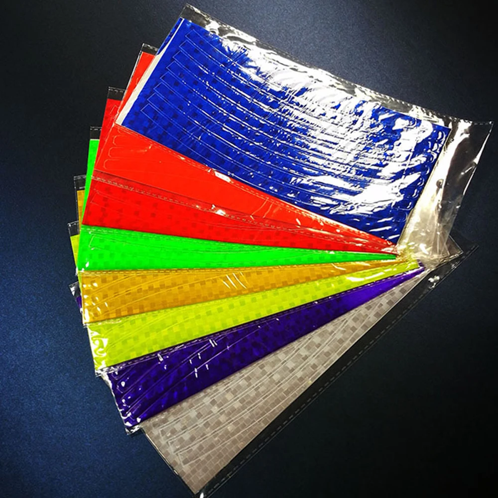 Hojas coloridas de alta visibilidad y reutilizables para varias aplicaciones