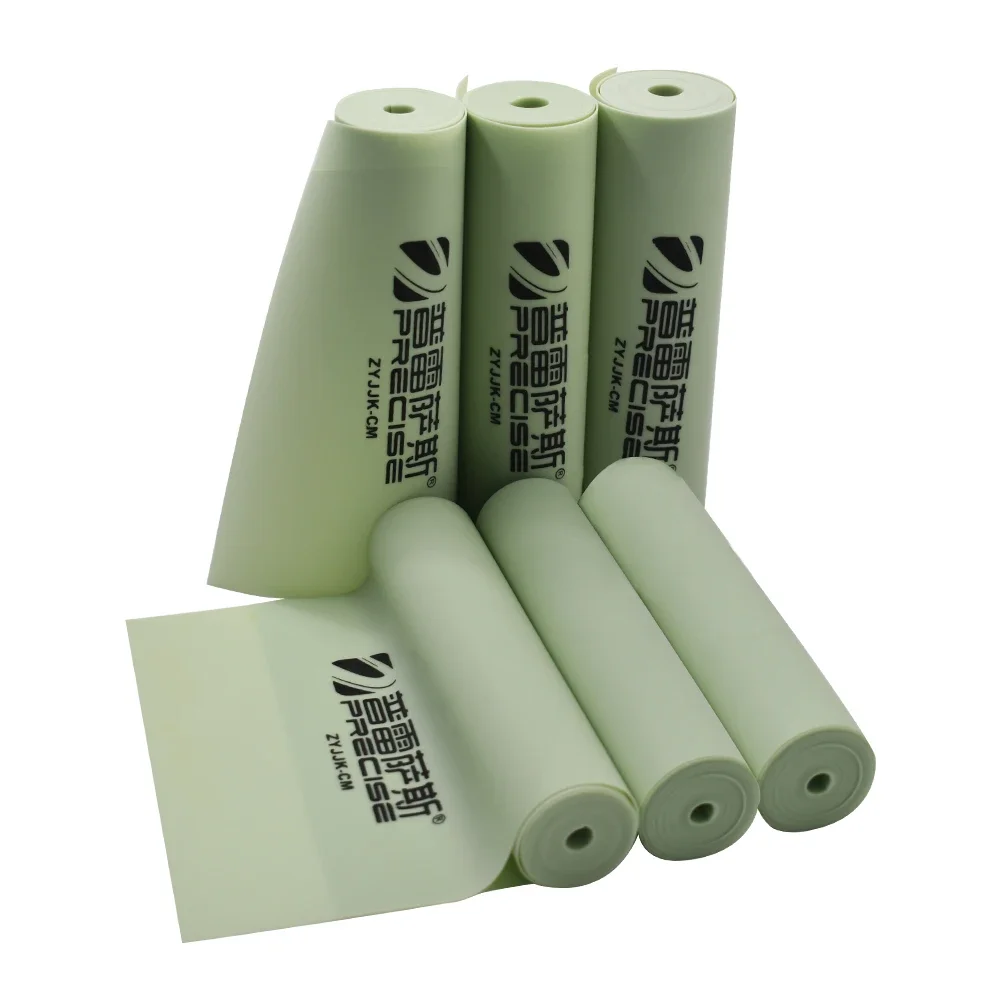 Rollo de banda de goma cian de 0,4-0,6mm de espesor, goma elástica de alta calidad para tirachinas, banda elástica para hacer materia prima - imagen 5