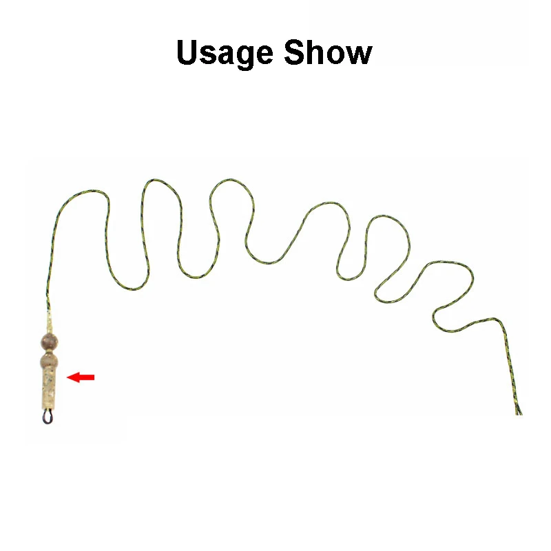 500 Uds Material de Pesca de carpa equipo de aparejos de goma para accesorios de Pesca de carpa tubo de manga antienredos con cuentas Pesca - imagen 5