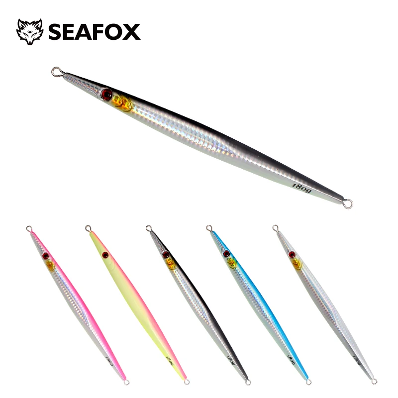 SF24 Señuelo Jigging Sardina – Metal fundido largo con UV