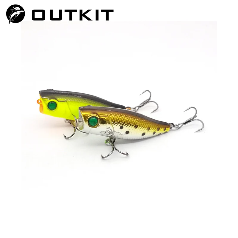 Nuevo 1 Uds 4cm 3,5g mini Popper cebo duro Minnow señuelo de pesca Crankbait Wobbler aparejos Isca Poper flotante superior agua Pike señuelos