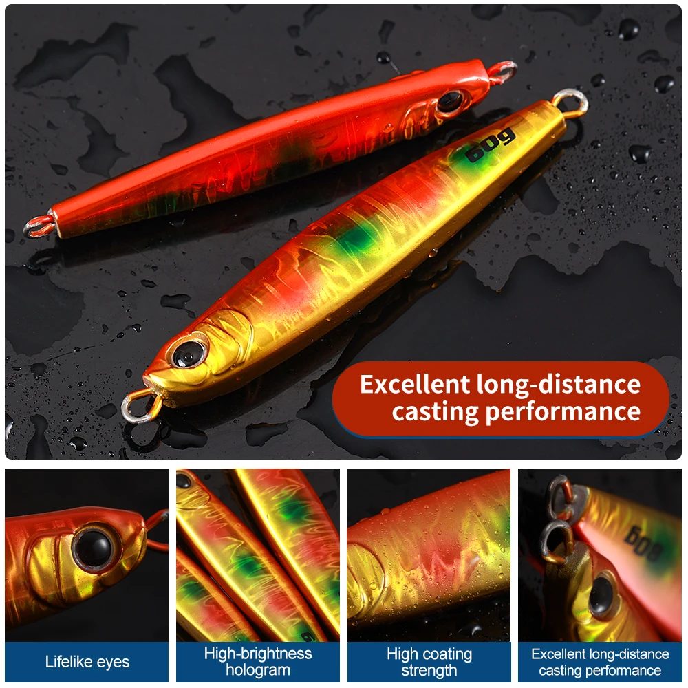 Jigging Pro Mucho Lucir Metal Jig – Señuelo metálico pesca marítima - imagen 4