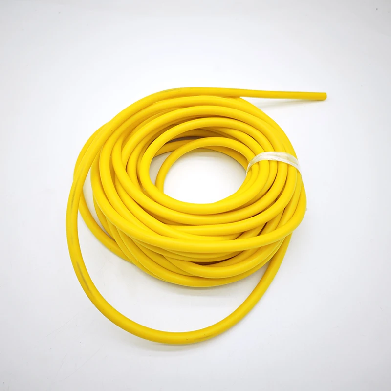 Tubo de látex de goma de 10m 4070 amarillo para tirachinas, accesorios de tiro de catapulta al aire libre - imagen 2