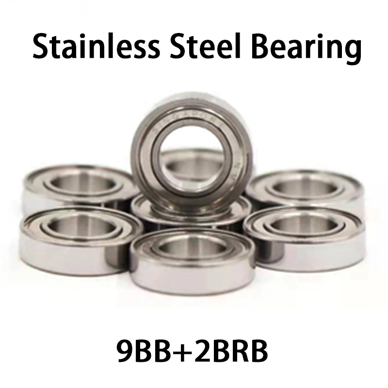 Carrete plateado de mano izquierda, carrete adicional para mosca, carrete de cebo con rodamiento de bolas 9 + 2, productos de pesca, carrete pesado de alto perfil, suministros de pesca - imagen 3